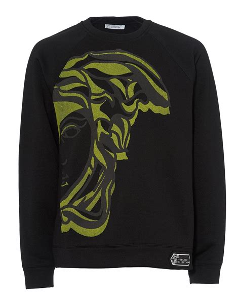 versace medusa sweatshirt black|versace medusa contrasto shirts.